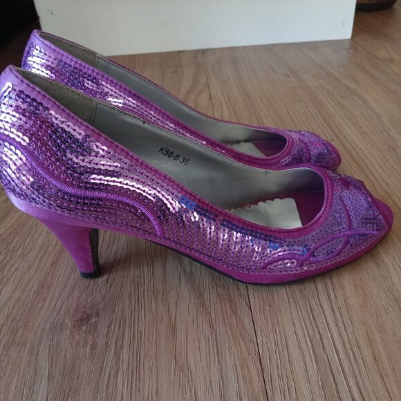 Lunedi - Dress shoes- purple- suze 6 (36) - Picture 1 of 7